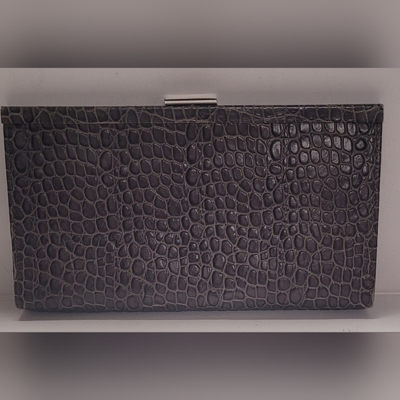 Banana Republic Handbags - Crocodile Embossed Clutch Wallet
